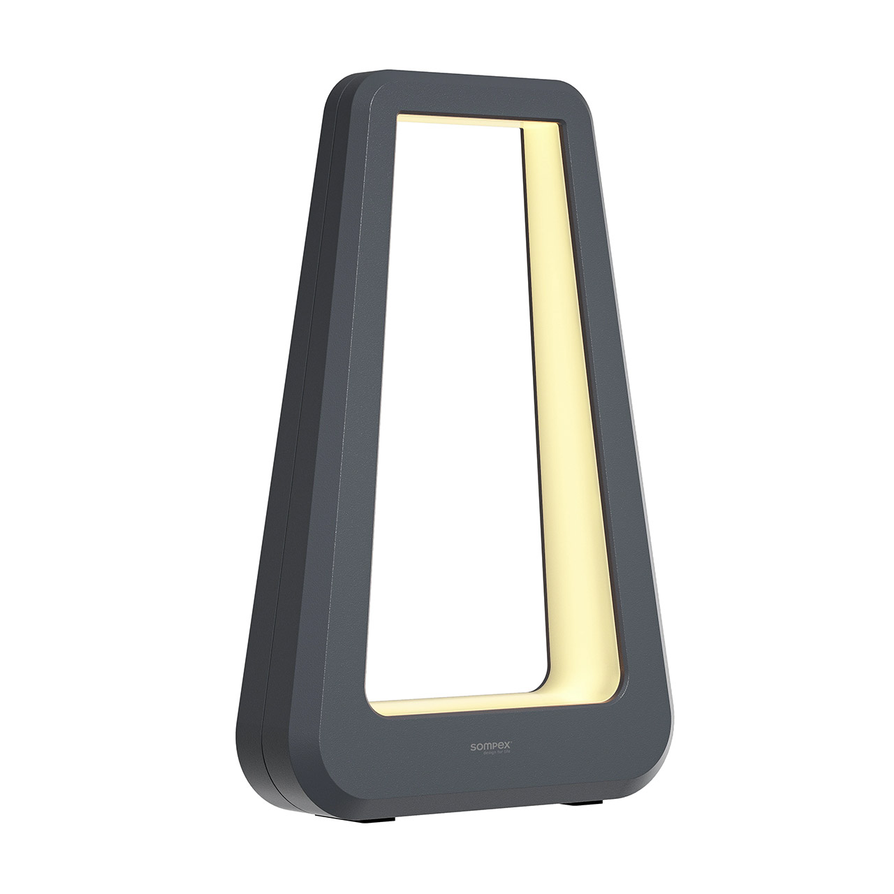 Table lamp LED 33.4 cm dimmable anthracite