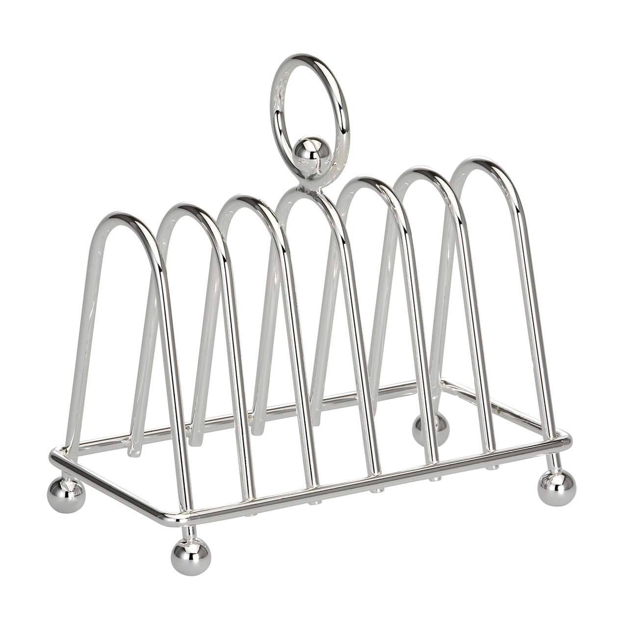 Toast stand for 6 slices silver-plated, Leuchter, Lampe