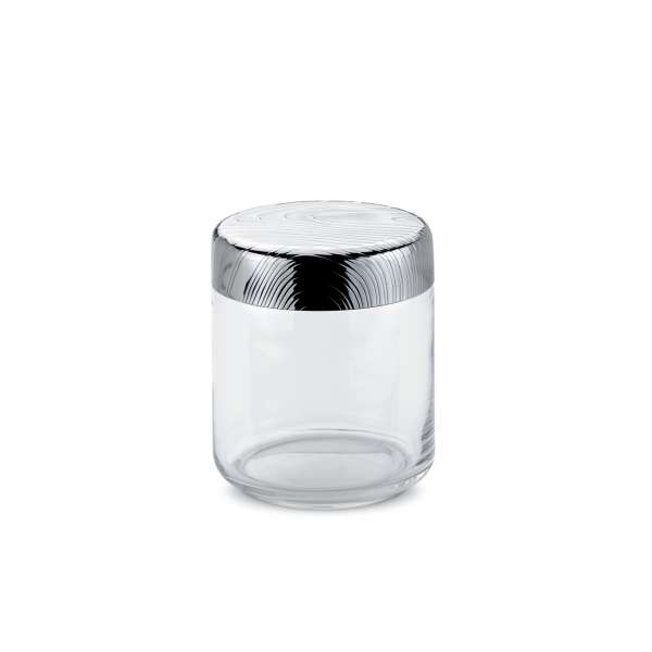 Dose 0,75 l/12,3 cm Edelstahl/Glas