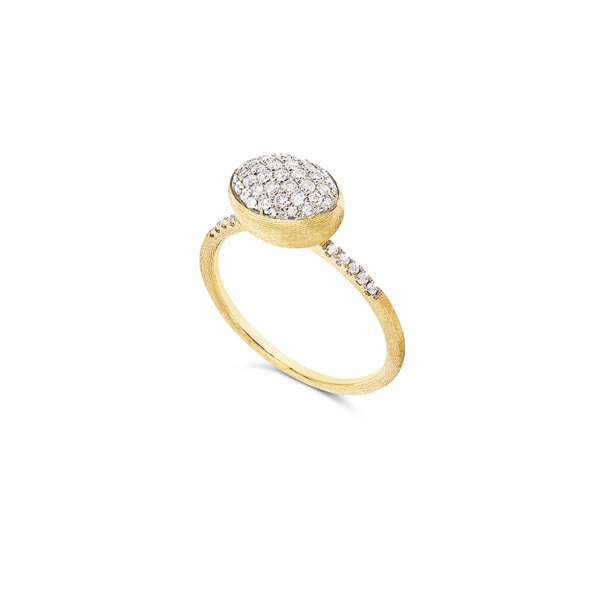 Ring 750/- Gelbgold Diamanten 0,29 ct W54