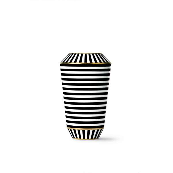 Vase schwarz/gold 20,3 cm