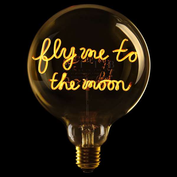 Dekobirne FLY ME TO THE MOON