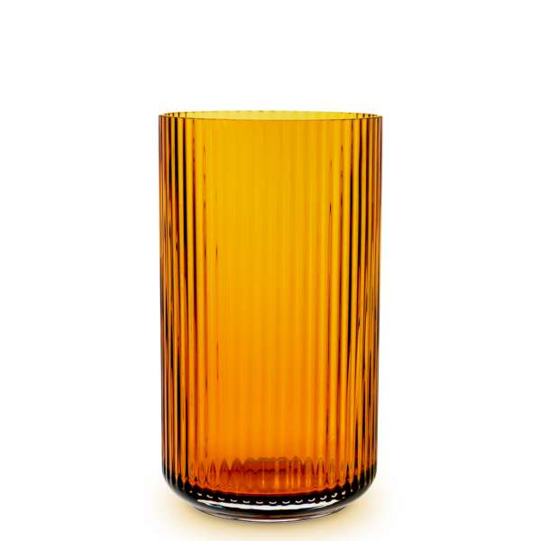 Vase 31 cm amber