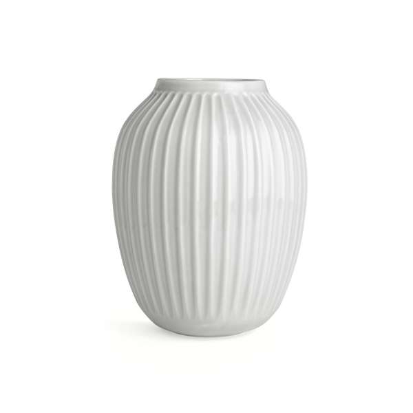 Vase 25 cm weiß