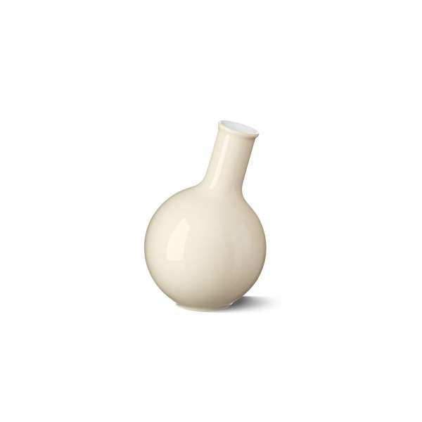 Vase Bulb sand/weiß