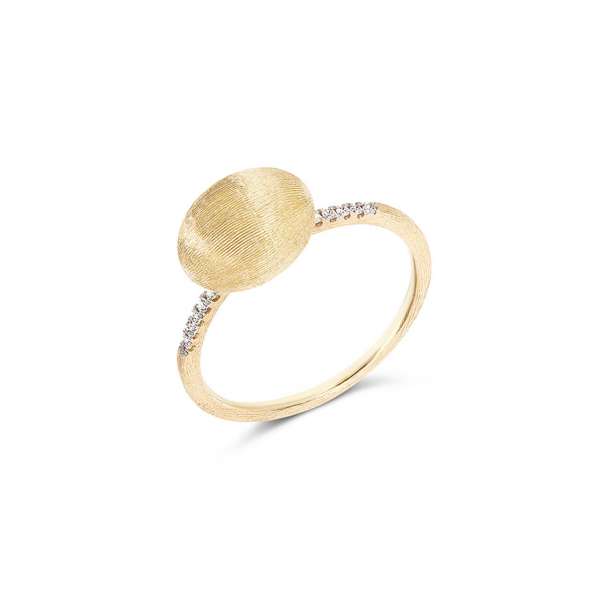 Ring 750/- Gelbgold Diamanten 0,05 ct W53