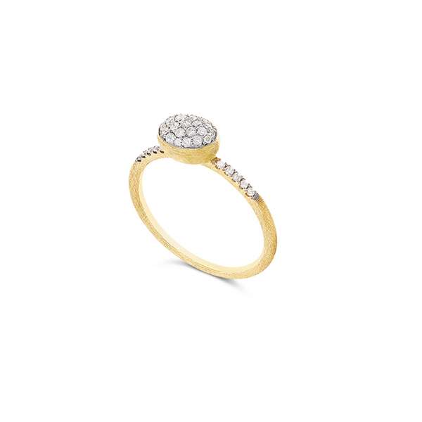 Ring 750/- Gelbgold Diamanten 0,206 ct W54