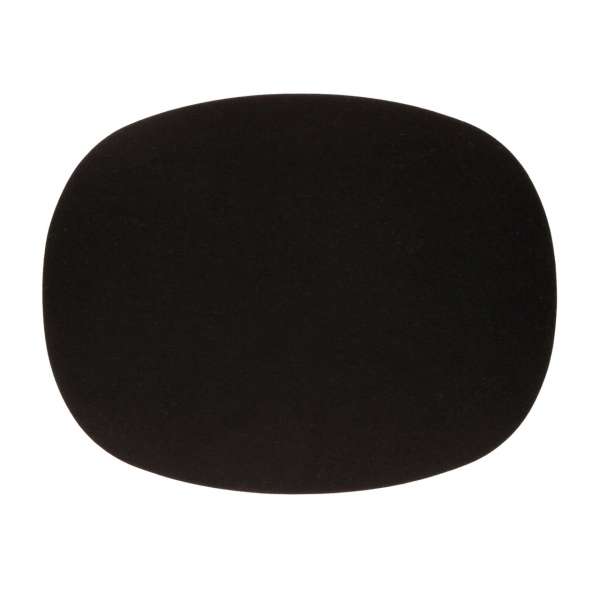 Tischset oval 45x35 cm schwarz 02