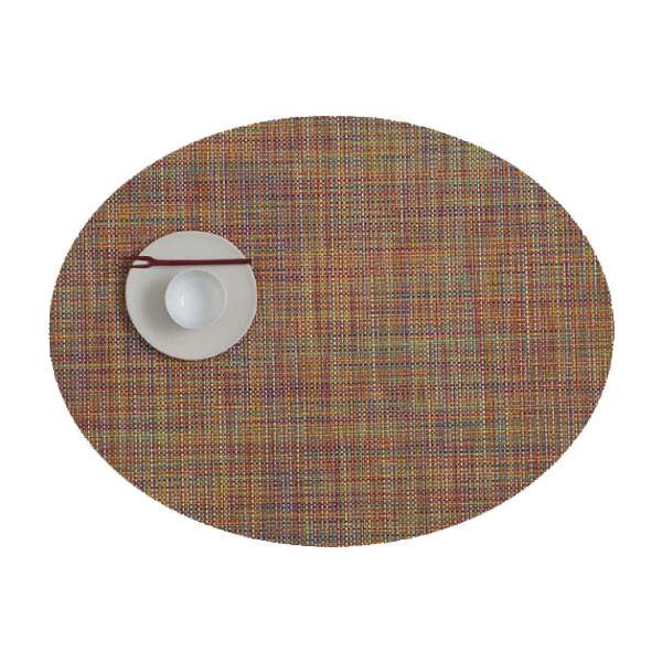 Tischset oval 36x49 cm confetti