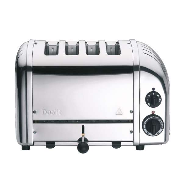 Toaster Vario 4 Aluminium poliert