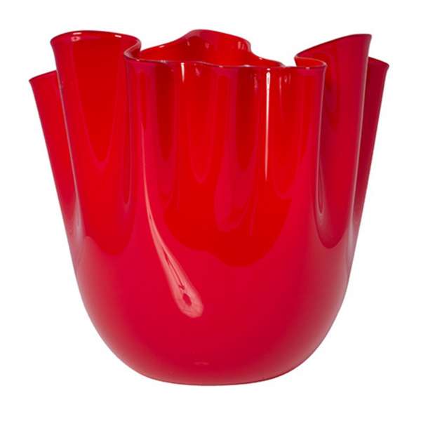 Vase 31 cm red
