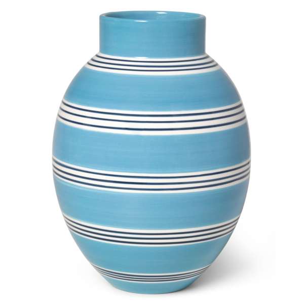 Vase 30 cm blau
