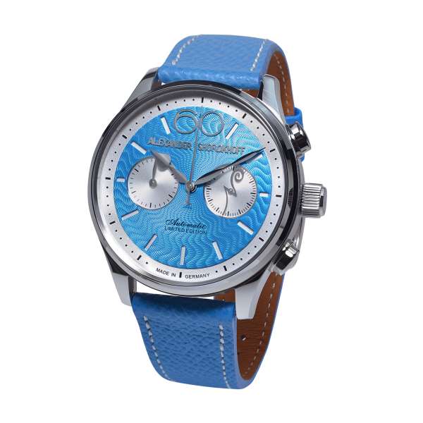 Armbanduhr Neva Chrono Automatik blau