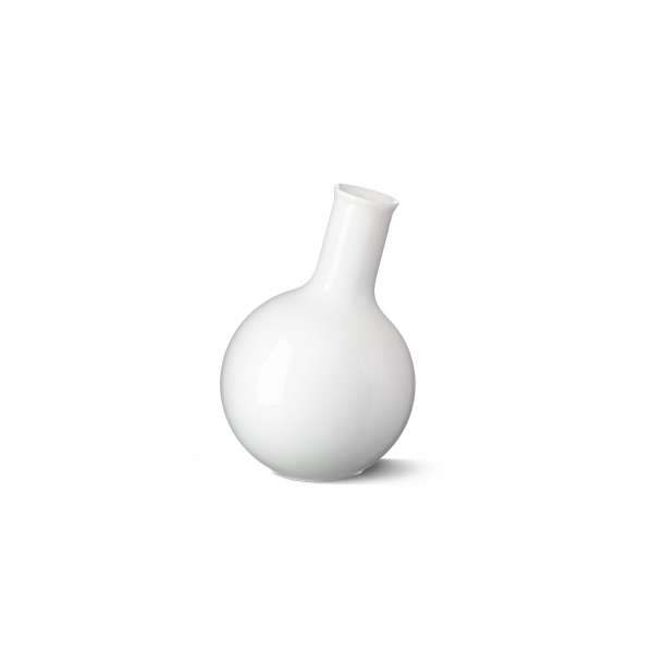 Vase Bulb weiß/weiß