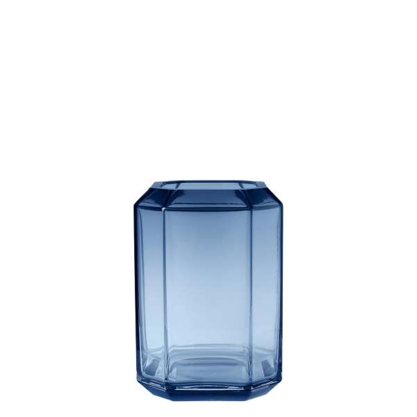 Vase 26 cm groß blau
