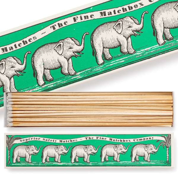 Streichhölzer Green Elephants