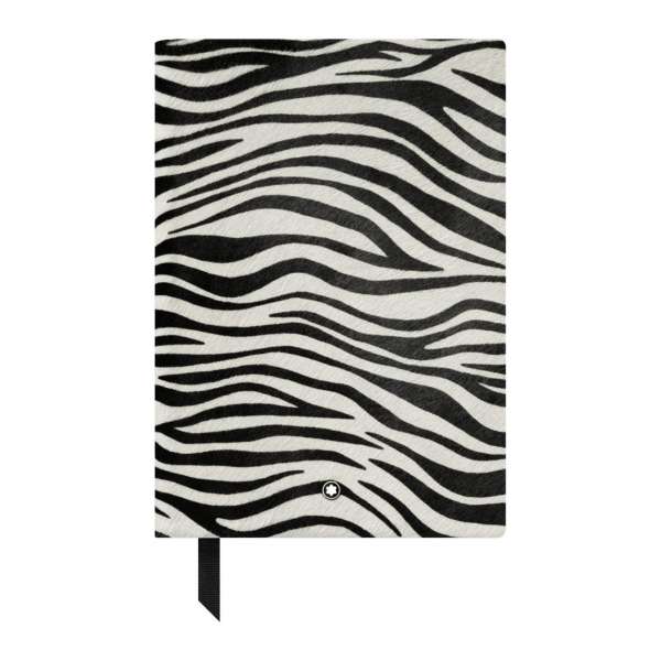 Notizbuch #146 blanko, Animal Print Zebra