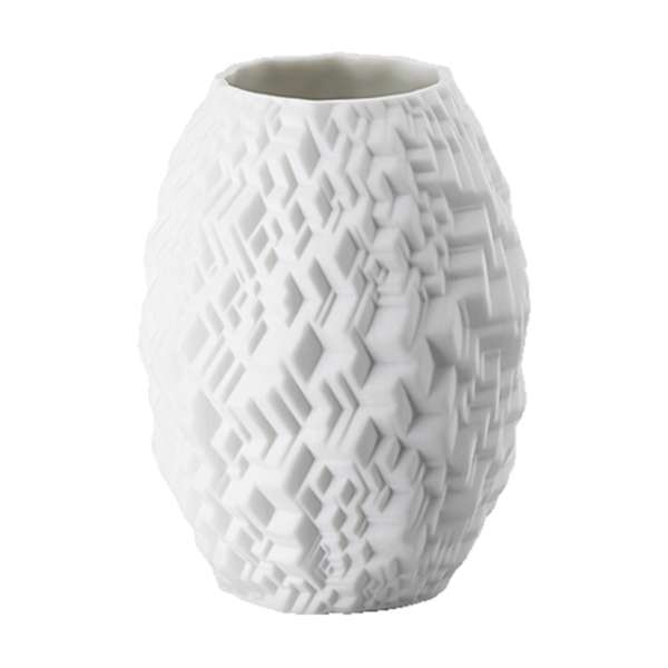Vase 10 cm weiß matt
